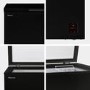 Fridgemaster 191 Litre Chest Freezer - Black