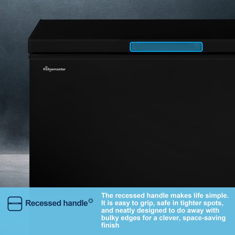Fridgemaster 191 Litre Chest Freezer - Black