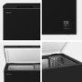 Fridgemaster 198 Litre Chest Freezer - Black