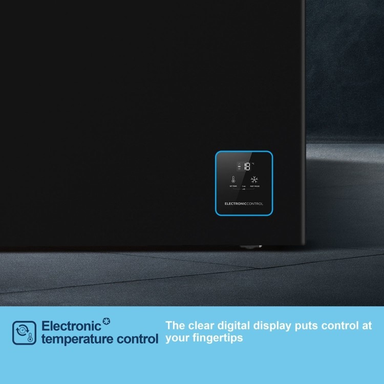 Fridgemaster 198 Litre Chest Freezer - Black