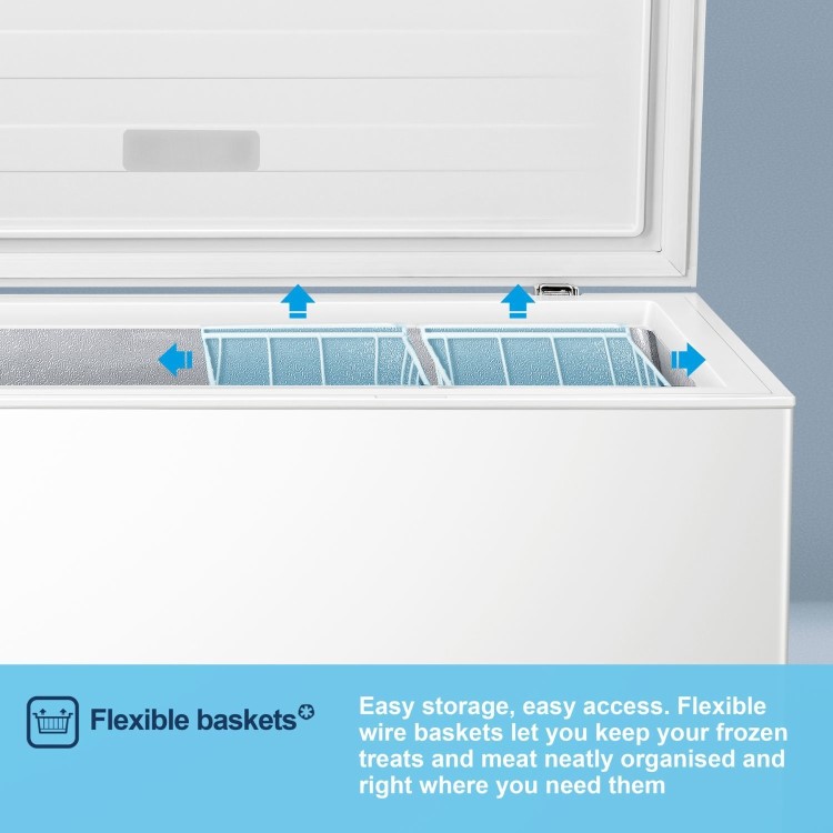 Fridgemaster 297 Litre Chest Freezer - White