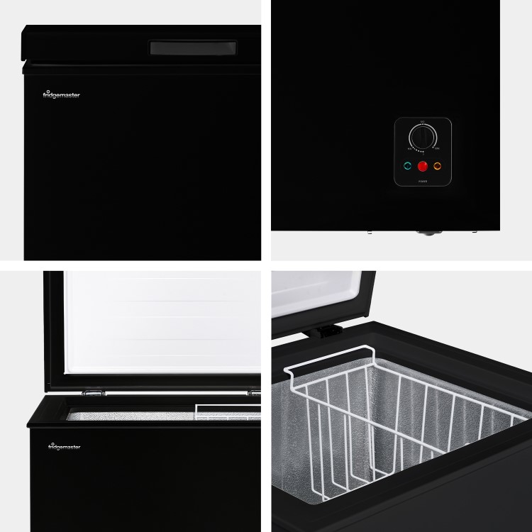 Fridgemaster 95 Litre Chest Freezer - Black