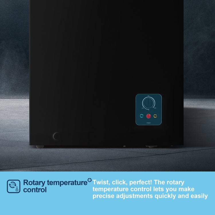 Fridgemaster 95 Litre Chest Freezer - Black