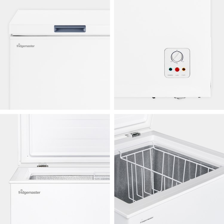 GRADE A2 - Fridgemaster 95 Litre Chest Freezer - White