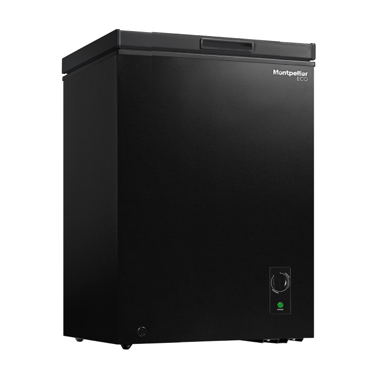 Montpellier MCF99BLK 99 Litre Freestanding Chest Freezer - Black