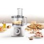Bosch MCM3500MGB Food Processor 800W - White And Brushed Stainless Steel