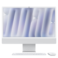 Apple iMac 2024 M4 10-Core 24GB RAM 512GB SSD 24 Inch 4.5K All-in-One PC - Silver Apple iMac 2024 M4 10-Core 24GB RAM 512GB SSD 24 Inch 4.5K All-in-One PC - Silver