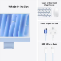 Apple iMac 2024 M4 10-Core 24GB RAM 512GB SSD 24 Inch 4.5K All-in-One PC - Blue