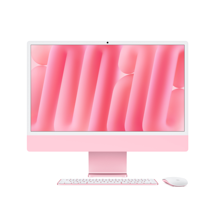 Apple iMac 2024 M4 10-Core 24GB RAM 512GB SSD 24 Inch 4.5K All-in-One PC - Pink