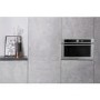 GRADE A1 - Hotpoint MD454IXH 31L Built-in Microwave with Grill Stainless Steel