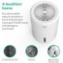 electriQ Quiet Peltier Dehumidifier with 900 ml Tank