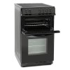 Montpellier MDC500FK 50cm Double Oven Cooker With Ceramic Hob - Black
