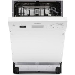 Montpellier MDI655 Semi-Integrated Dishwasher - White control panel