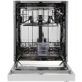 Montpellier MDI655 Semi-Integrated Dishwasher - White control panel