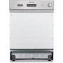 Montpellier MDI655 12 Place Settings Semi Integrated Dishwasher - Silver