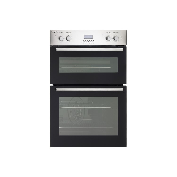 Montpellier MDO90X Multifunction Electric Built In Double Oven - Stainless Steel