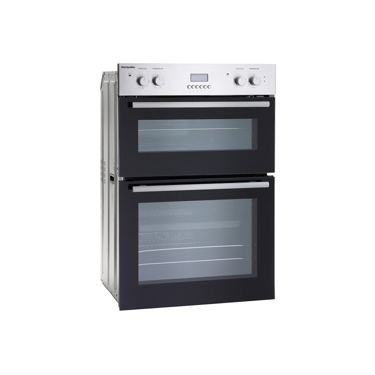 Montpellier MDO90X Multifunction Electric Built In Double Oven - Stainless Steel