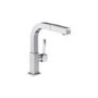 Smeg MDQ5-IS2 Square Spout Single Lever Mixer Tap With Pull-out Spray - Brushed Stainless Steel Effect