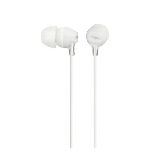 Sony MDR-EX15LP In-ear Wired Headphones No Mic White