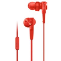 Sony MDR-XB55AP Extra Bass In-ear Wired Headphones Red