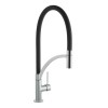 Black Single Lever Pull Out Kitchen Mixer Tap  - Enza Medina