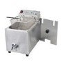 Mercury MEF-L8-SAT Countertop Electric Fryer, Single Tank, 8 Ltr, Drain Tap & Timer, Plug in