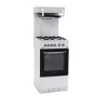 GRADE A1 - Montpellier MEL50W 50cm Single Oven Gas Cooker With Eye Level Grill - White