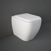 Back to Wall Toilet with Soft Close Seat - RAK Metropolitan Back to Wall Toilet with Soft Close Seat - RAK Metropolitan