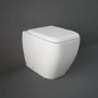 Back to Wall Toilet with Soft Close Seat - RAK Metropolitan