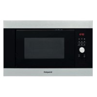 Refurbished Hotpoint MF25GIXH Built In 25L with Grill 900W Microwave Stainless Steel