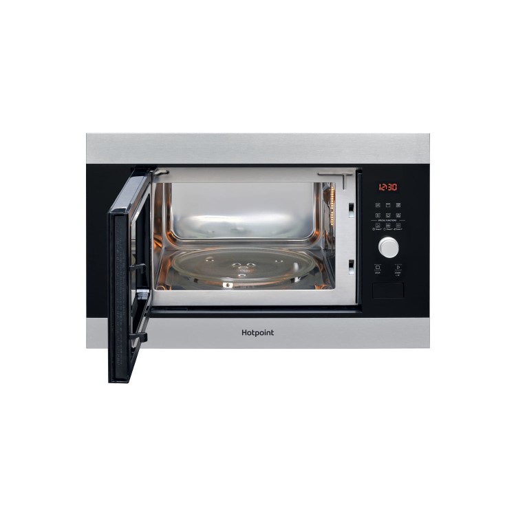 Hotpoint Built-In Microwave with Grill - Stainless Steel