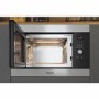 Refurbished Hotpoint MF25GIXH Built In 25L with Grill 900W Microwave Stainless Steel