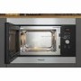 Refurbished Hotpoint MF25GIXH Built In 25L with Grill 900W Microwave Stainless Steel