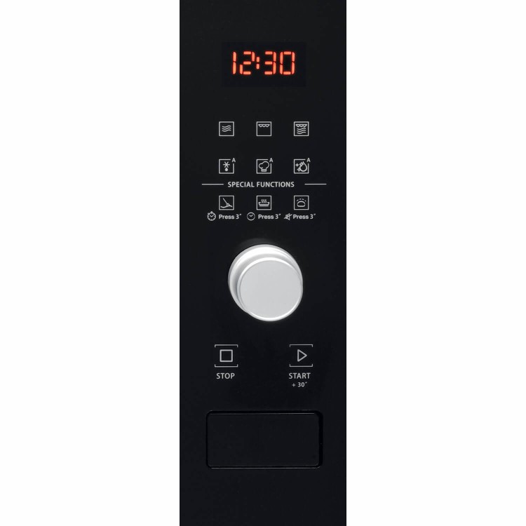 Refurbished Hotpoint MF25GIXH Built In 25L with Grill 900W Microwave Stainless Steel