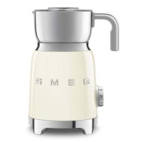 Smeg MFF11CRUK Induction Milk Frother – Hot & Cold Foam Large Capacity - Cream