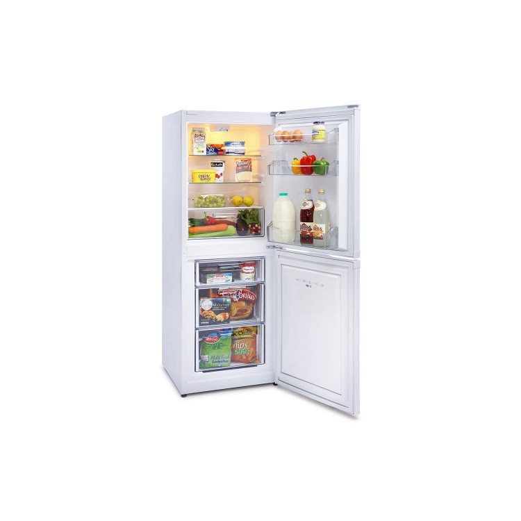 GRADE A1 - Montpellier MFF152W 55x152cm Frost Free 50-50 Freestanding Fridge Freezer White