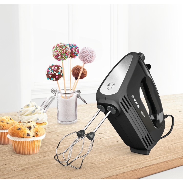 Bosch MFQ2420BGB 400W Hand Mixer Black