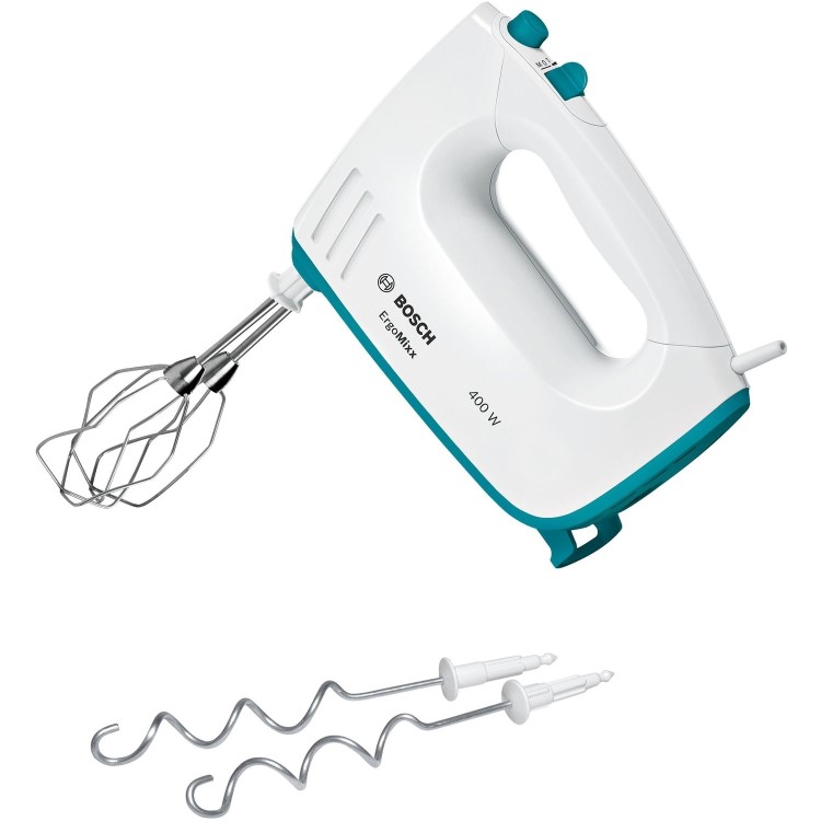Bosch MFQ3630DGB 400W Hand Mixer White And Dynamic Blue