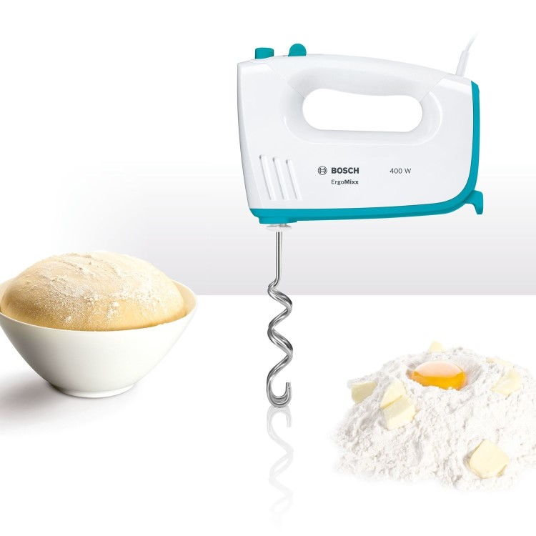 Bosch MFQ3630DGB 400W Hand Mixer White And Dynamic Blue