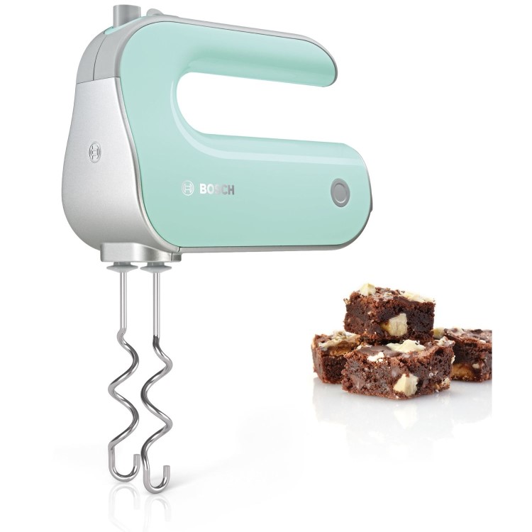Bosch MFQ40302GB Hand Mixer - White And Turquoise