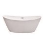 GRADE A2 - Duke Modern Curved Freestanding Bath - 1700 x 800 x 680mm