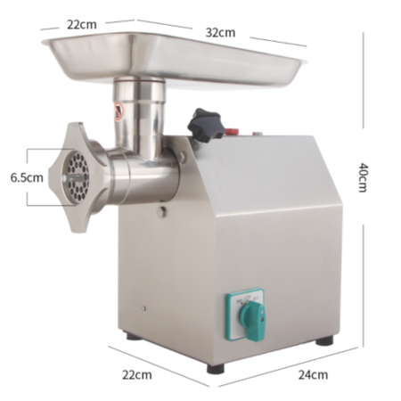 Culinox MG12SS Meat Mincer - 150kg/hr, Stainless Steel