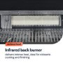 Monster Grill 4 Burner Built-In Gas BBQ - Black
