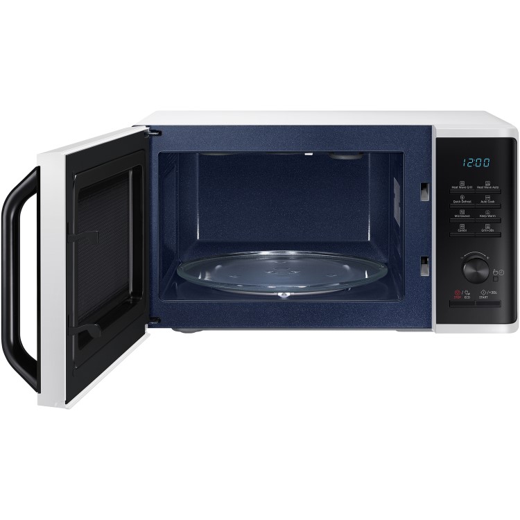 GRADE A1 - Samsung MG23K3575AW 23L Freestanding Microwave with HeatWave Grill - White