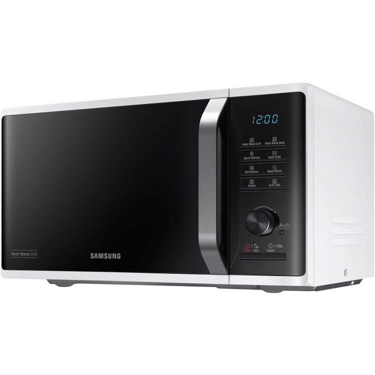 GRADE A1 - Samsung MG23K3575AW 23L Freestanding Microwave with HeatWave Grill - White