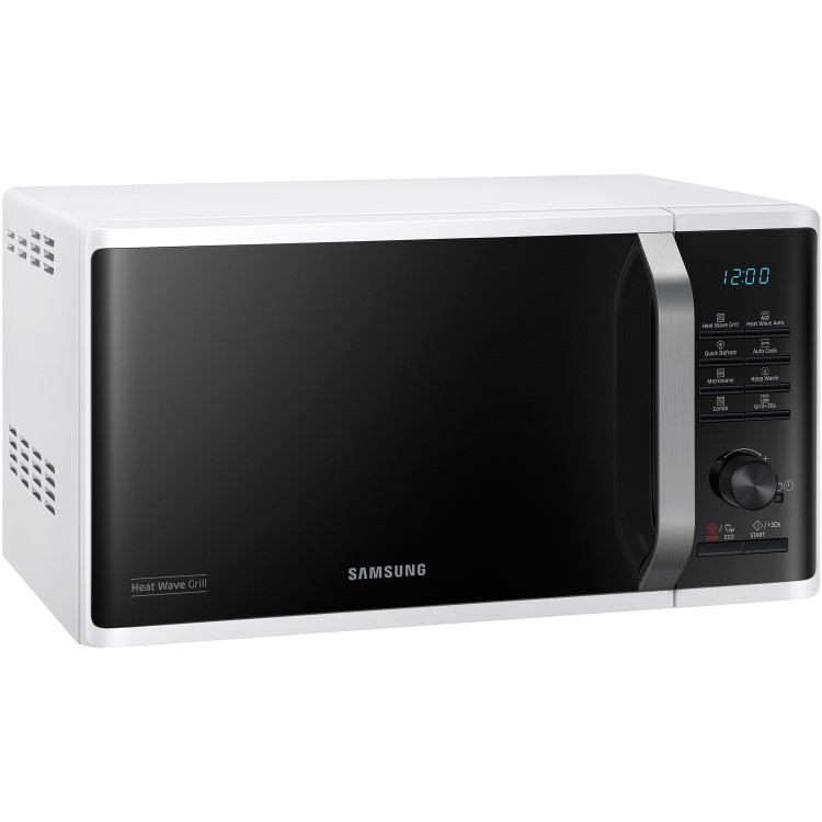 GRADE A1 - Samsung MG23K3575AW 23L Freestanding Microwave with HeatWave Grill - White