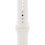 Apple Watch Series 6 GPS + Cellular - 44mm Silver Aluminium Case with White Sport Band - Regular