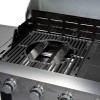 Monster Grill MG4BBQSS - 4 Burner Gas BBQ Grill with 2 Side Burners - Stainless Steel    