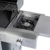 Monster Grill MG4BBQSS - 4 Burner Gas BBQ Grill with 2 Side Burners - Stainless Steel    
