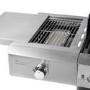 Monster Grill - 5 Burner Gas BBQ Grill with 2 Side Burners - Stainless Steel